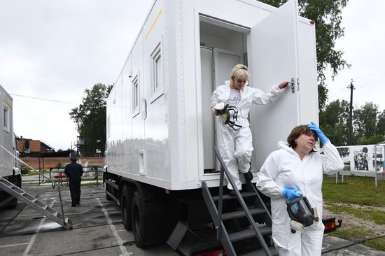 Russia Coronavirus Tests