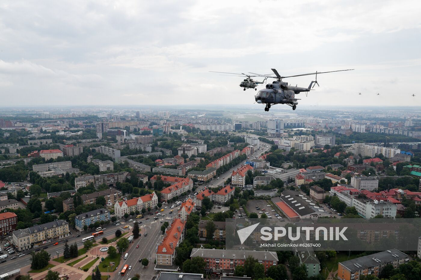 Russia WWII Victory Parade Rehearsal
