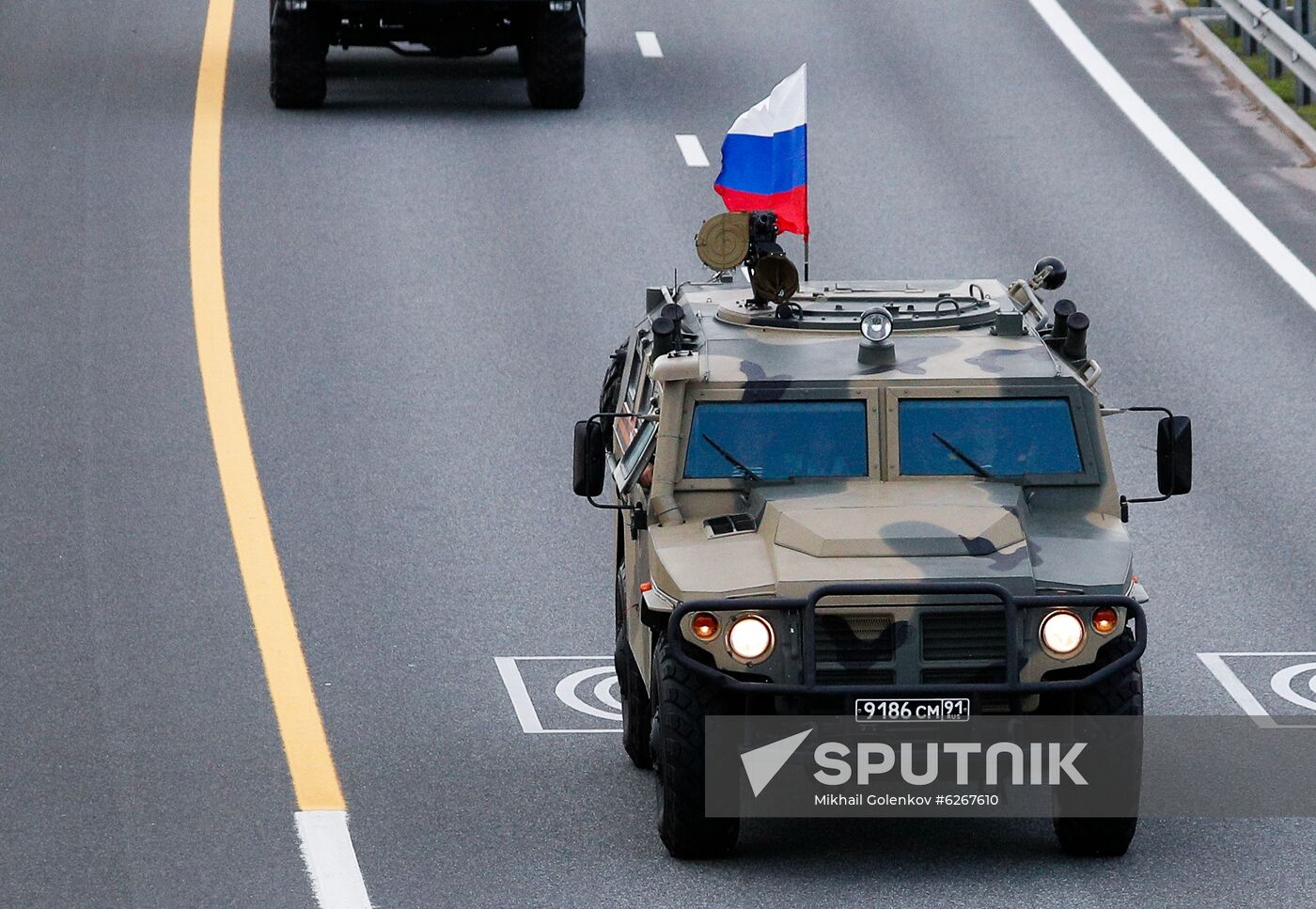 Russia WWII Victory Parade Rehearsal