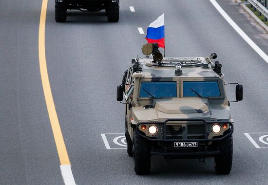 Russia WWII Victory Parade Rehearsal