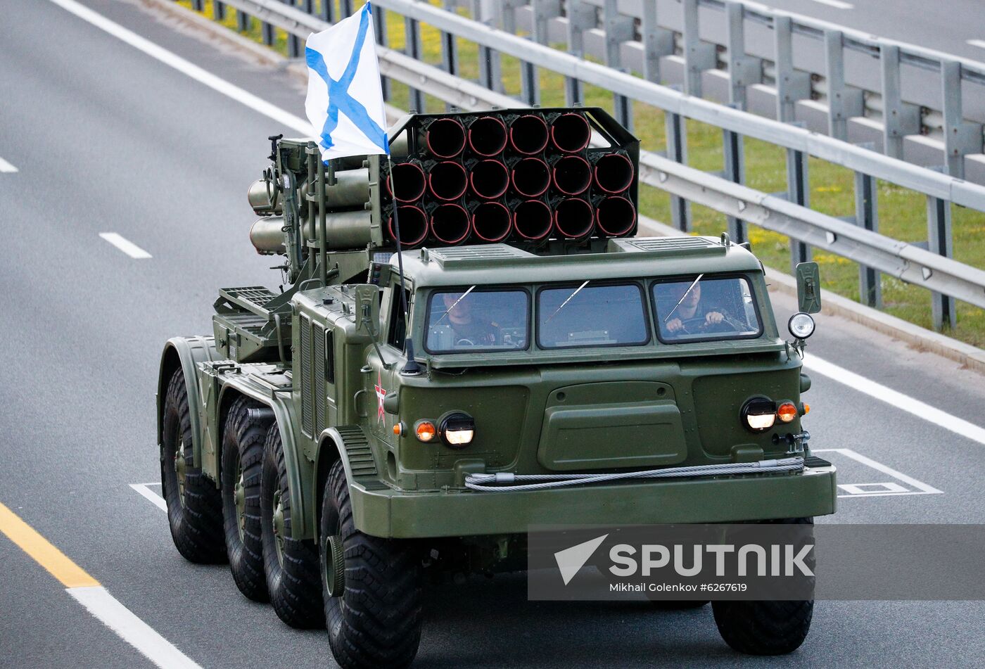 Russia WWII Victory Parade Rehearsal