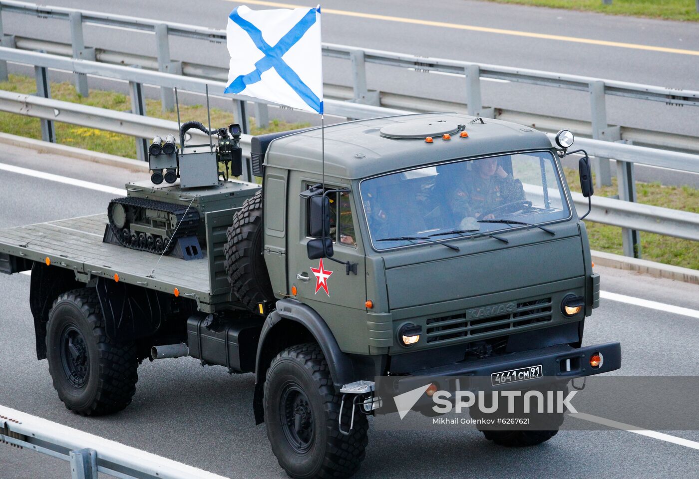 Russia WWII Victory Parade Rehearsal
