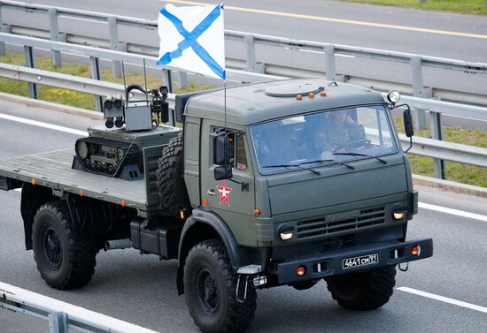 Russia WWII Victory Parade Rehearsal