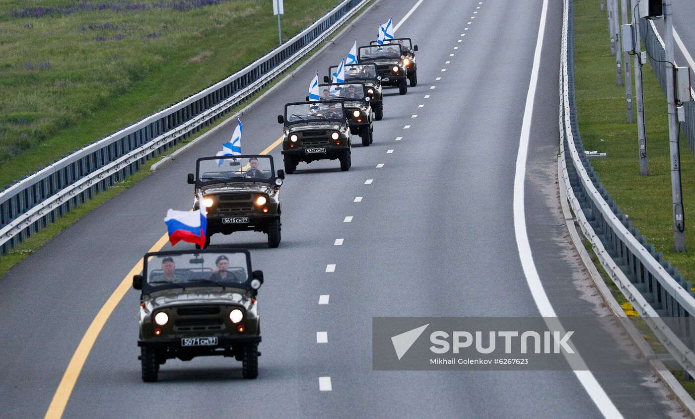 Russia WWII Victory Parade Rehearsal