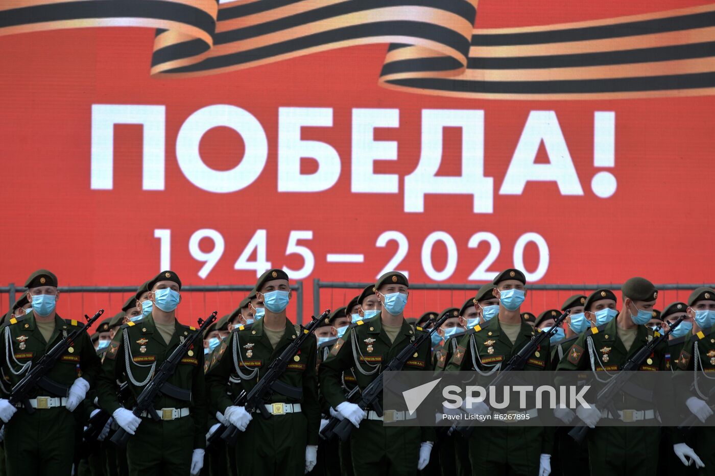Russia WWII Victory Parade Rehearsal