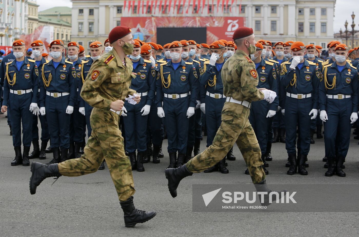 Russia WWII Victory Parade Rehearsal