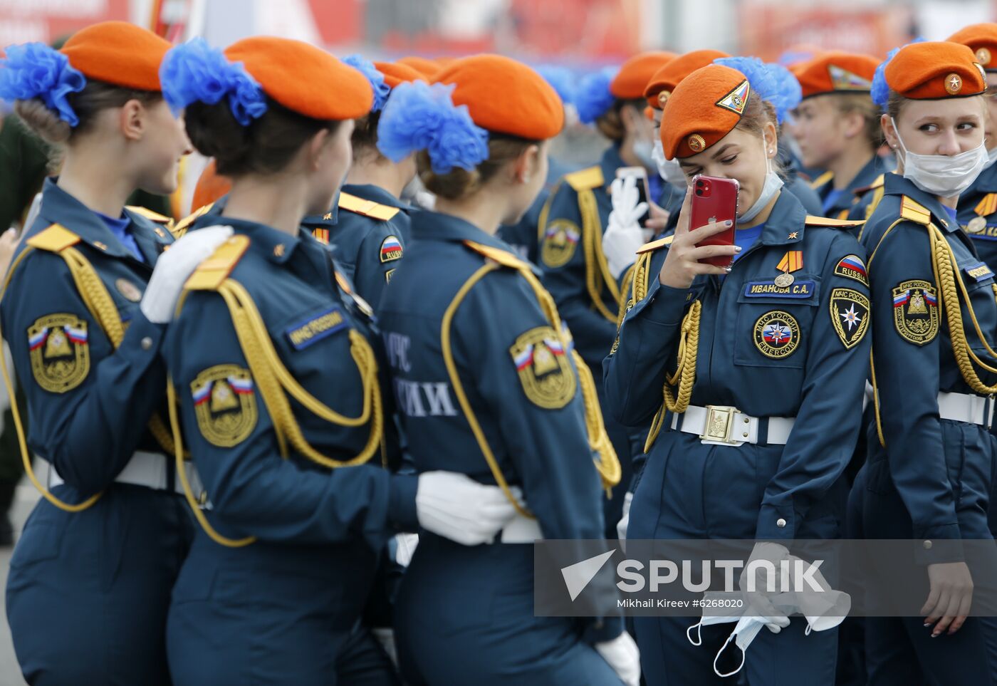 Russia WWII Victory Parade Rehearsal