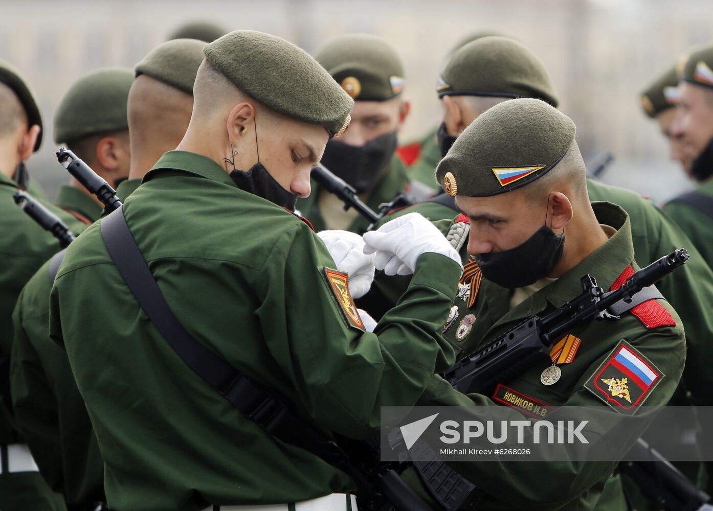 Russia WWII Victory Parade Rehearsal
