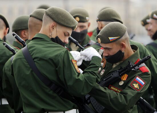 Russia WWII Victory Parade Rehearsal