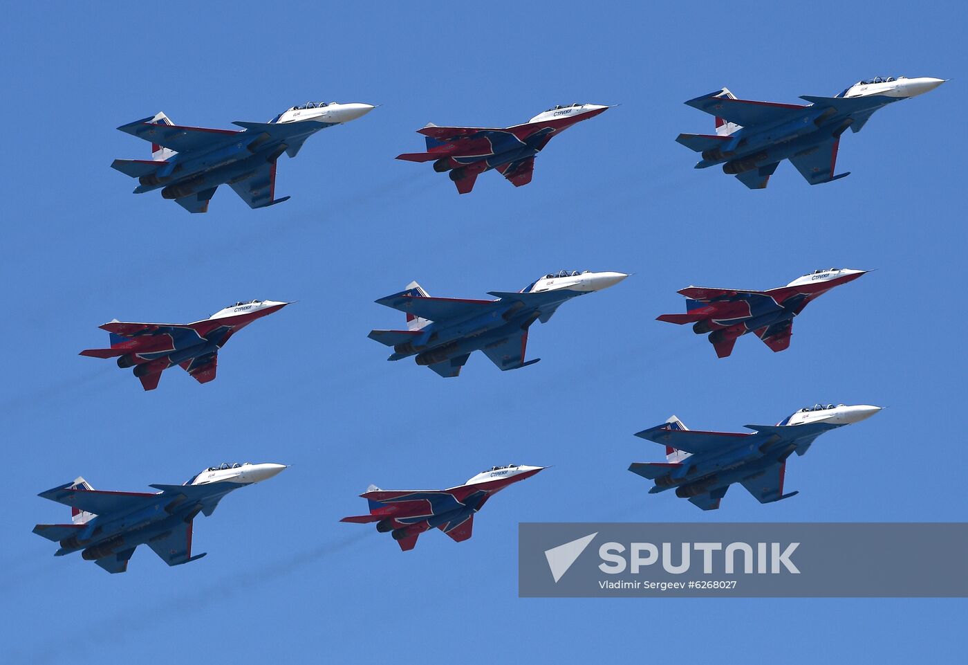Final rehearsal of Victory parade in Moscow