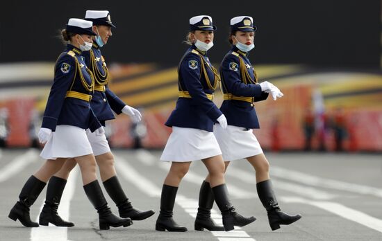 Russia WWII Victory Parade Rehearsal