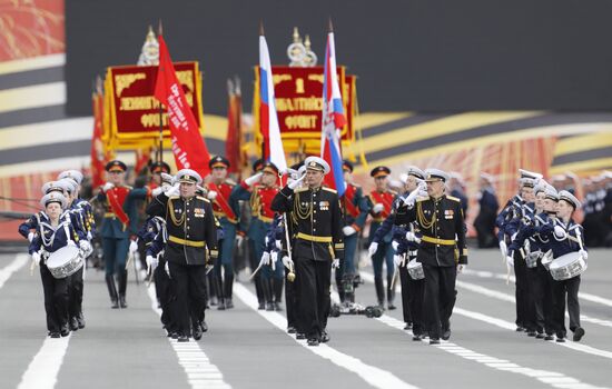 Russia WWII Victory Parade Rehearsal