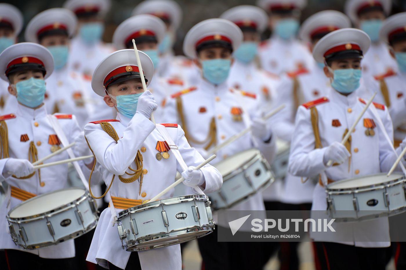 Russia WWII Victory Parade Rehearsal