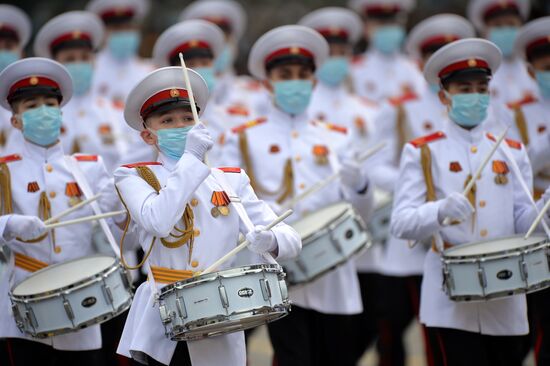 Russia WWII Victory Parade Rehearsal