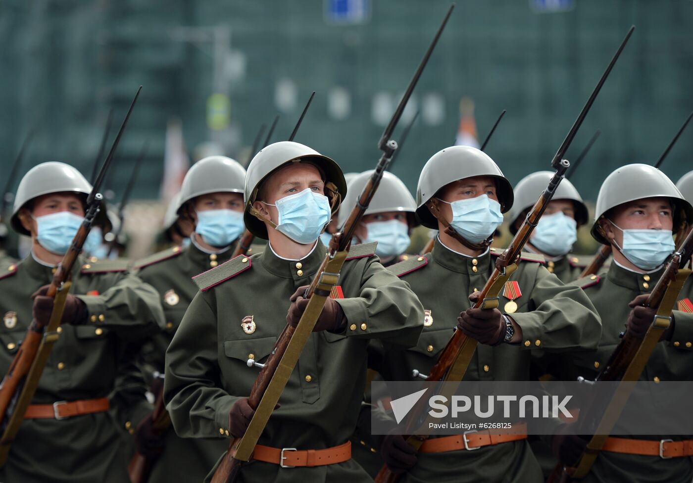 Russia WWII Victory Parade Rehearsal