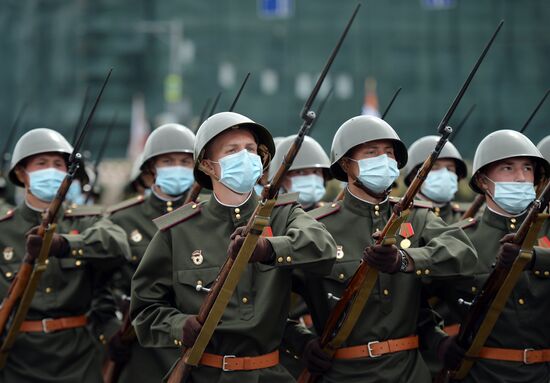 Russia WWII Victory Parade Rehearsal