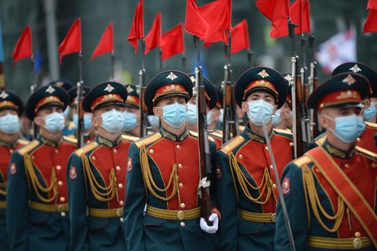 Russia WWII Victory Parade Rehearsal