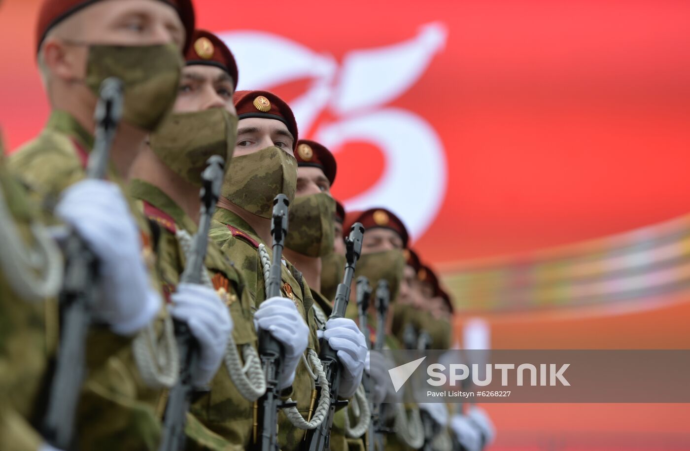 Russia WWII Victory Parade Rehearsal