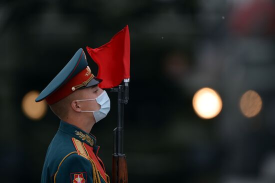 Russia WWII Victory Parade Rehearsal