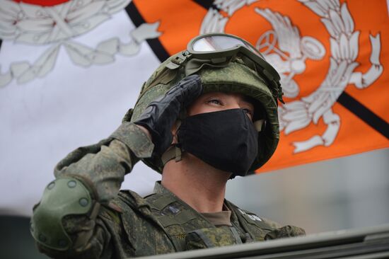 Russia WWII Victory Parade Rehearsal