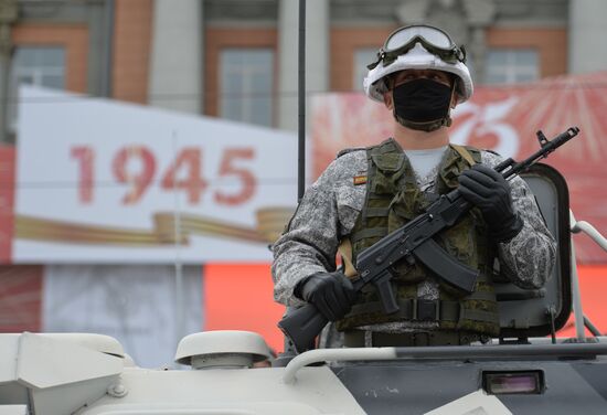 Russia WWII Victory Parade Rehearsal
