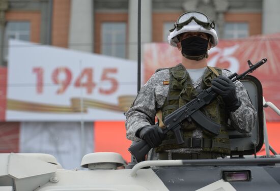 Russia WWII Victory Parade Rehearsal