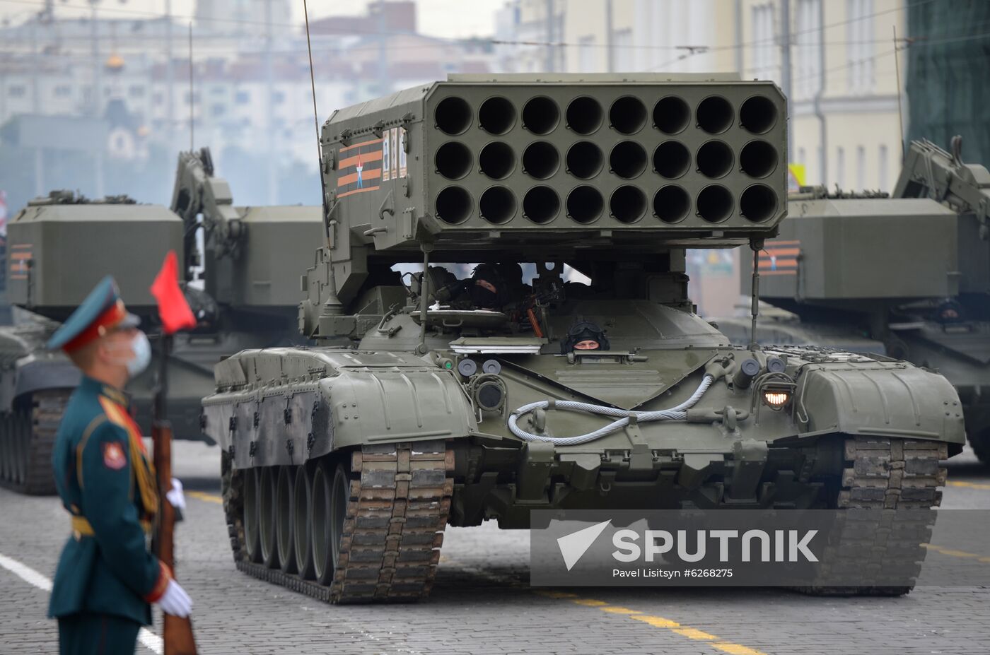 Russia WWII Victory Parade Rehearsal