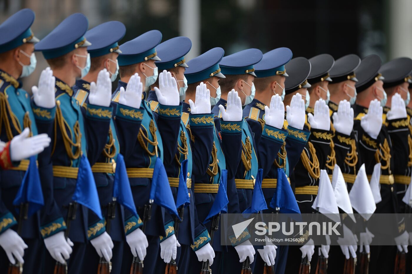 Russia WWII Victory Parade Rehearsal