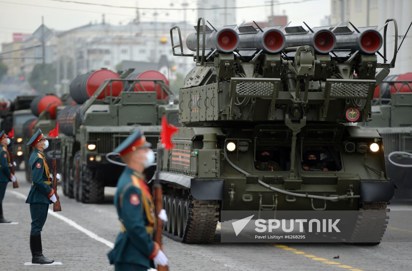 Russia WWII Victory Parade Rehearsal
