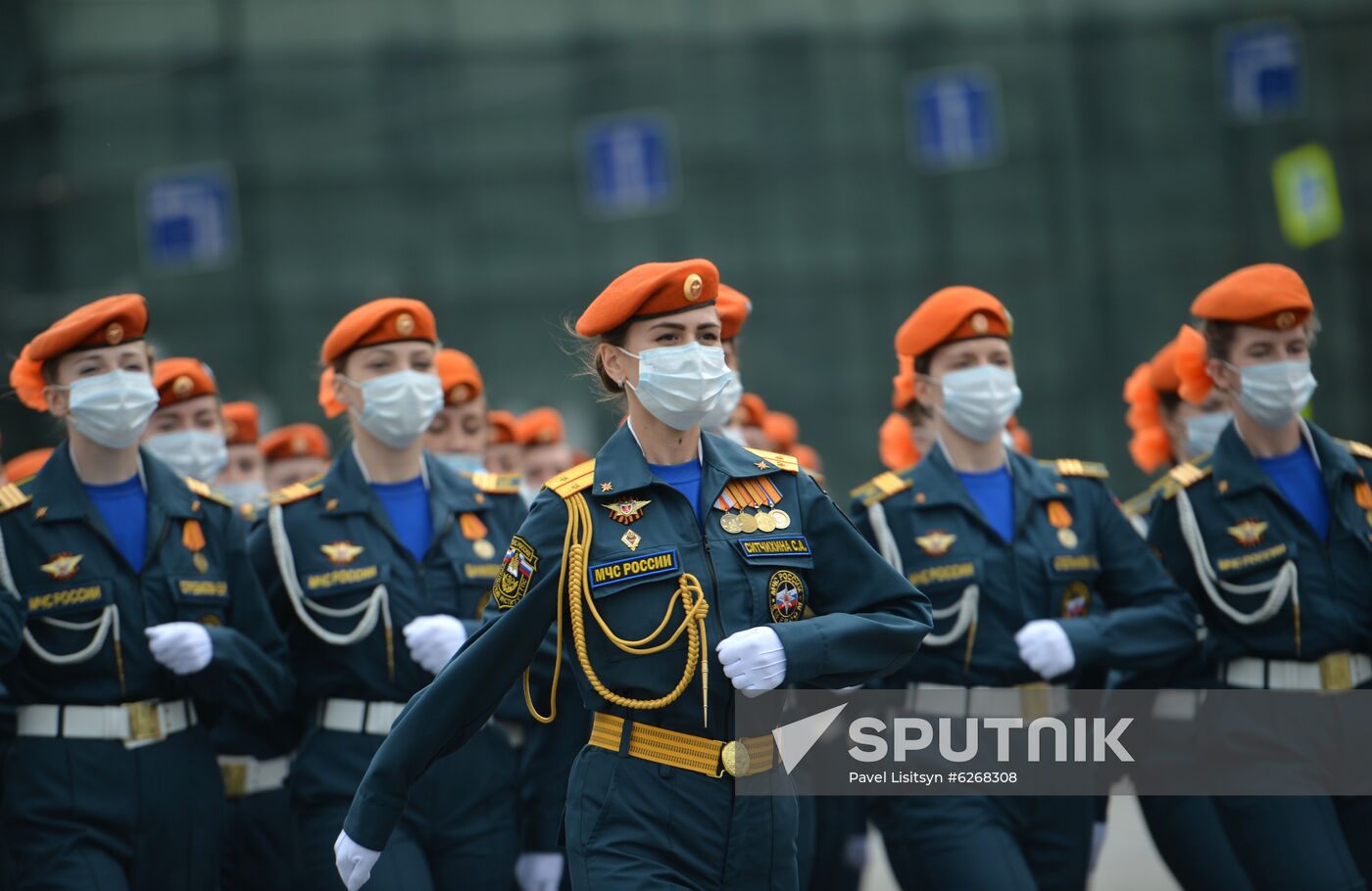 Russia WWII Victory Parade Rehearsal