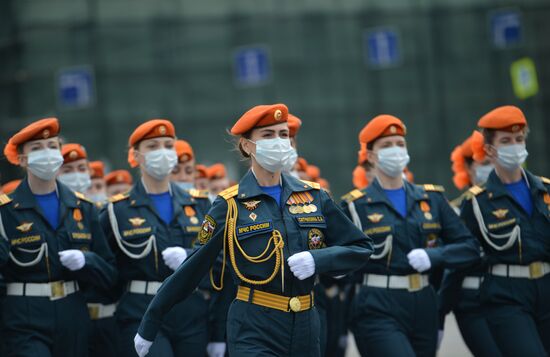 Russia WWII Victory Parade Rehearsal