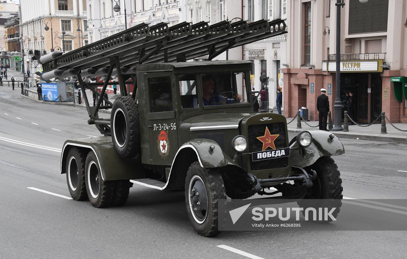 Russia WWII Victory Parade Rehearsal