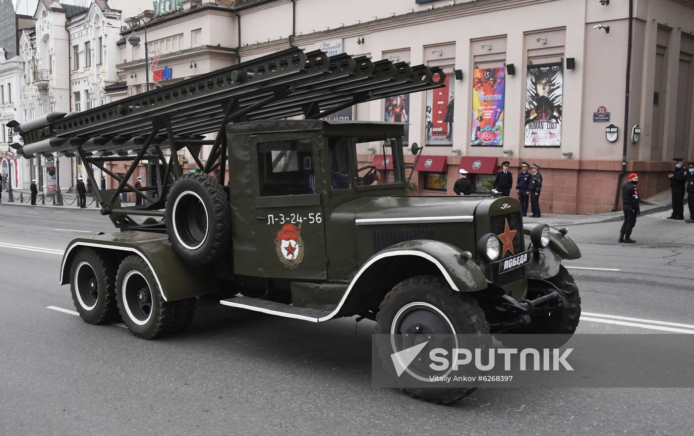 Russia WWII Victory Parade Rehearsal