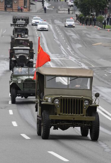 Russia WWII Victory Parade Rehearsal