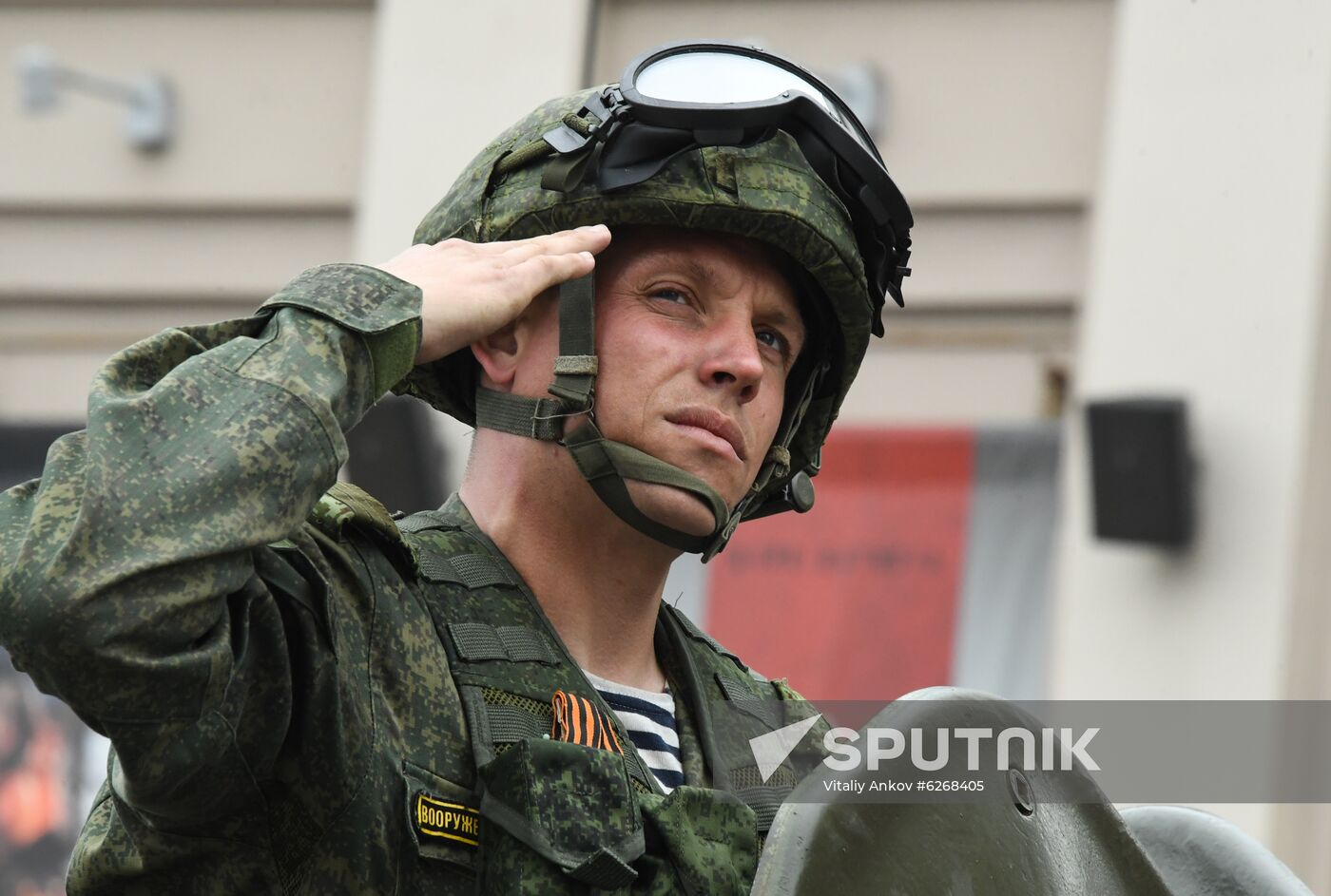 Russia WWII Victory Parade Rehearsal