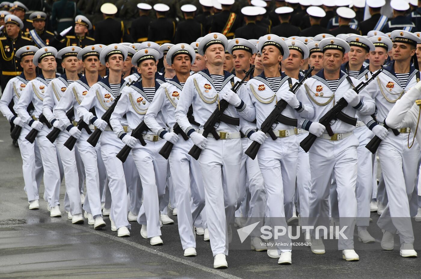 Russia WWII Victory Parade Rehearsal