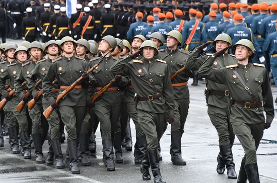 Russia WWII Victory Parade Rehearsal