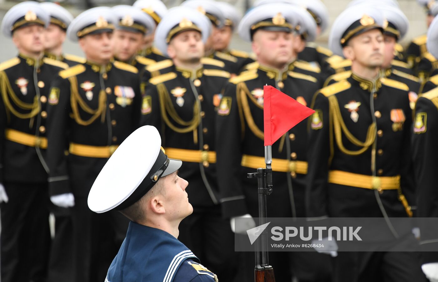 Russia WWII Victory Parade Rehearsal