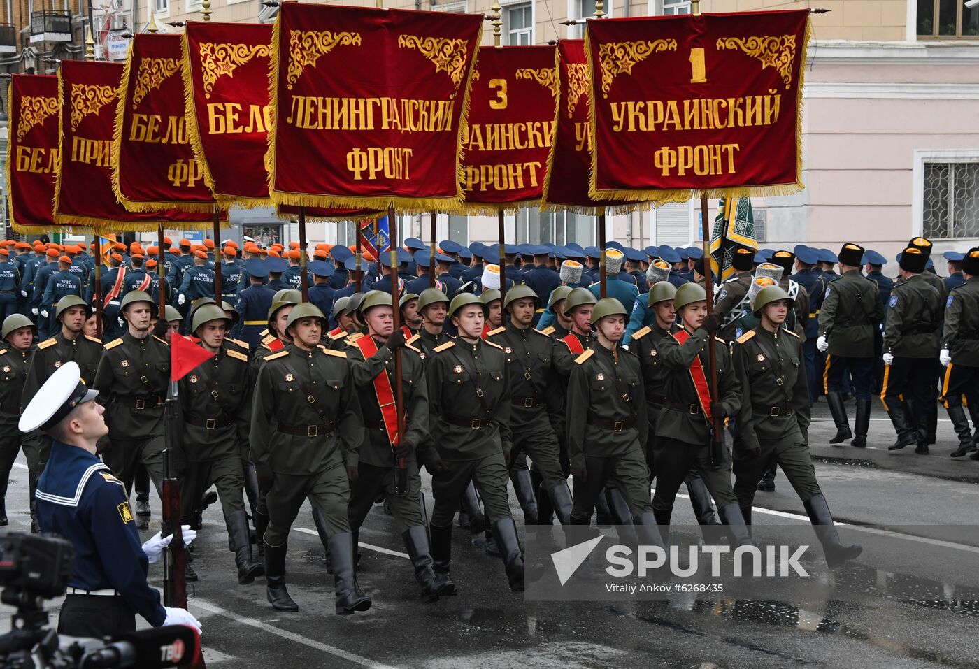 Russia WWII Victory Parade Rehearsal