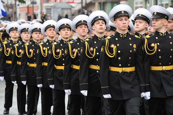 Russia WWII Victory Parade Rehearsal