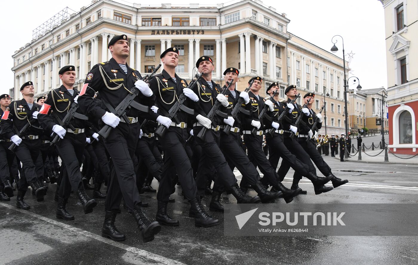 Russia WWII Victory Parade Rehearsal