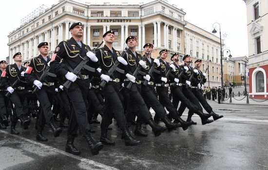 Russia WWII Victory Parade Rehearsal