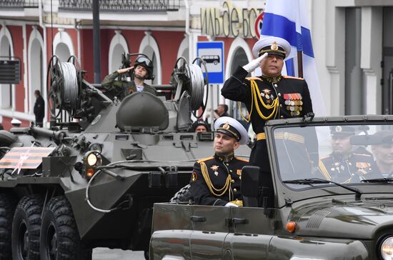 Russia WWII Victory Parade Rehearsal