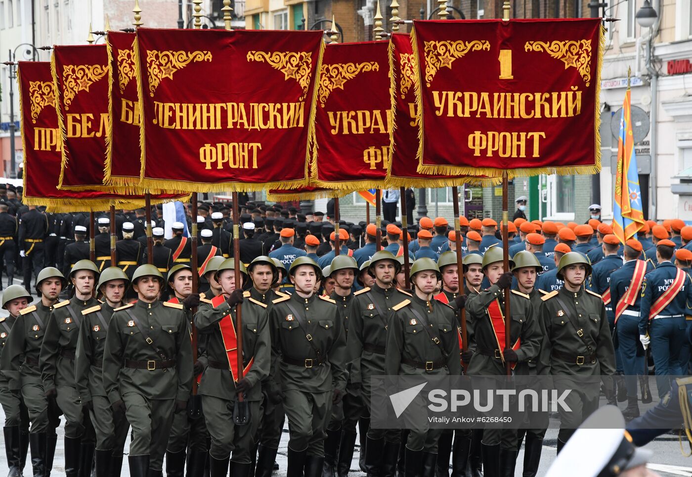 Russia WWII Victory Parade Rehearsal