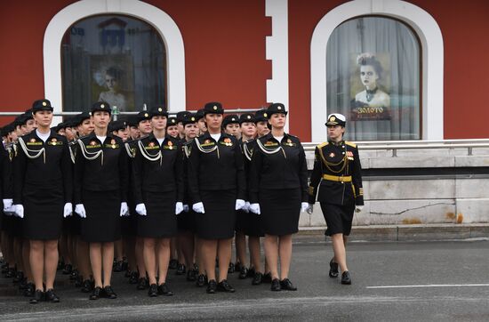 Russia WWII Victory Parade Rehearsal