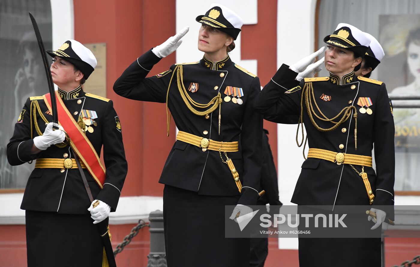 Russia WWII Victory Parade Rehearsal