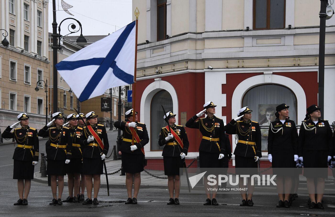 Russia WWII Victory Parade Rehearsal