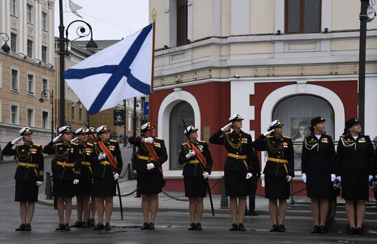 Russia WWII Victory Parade Rehearsal