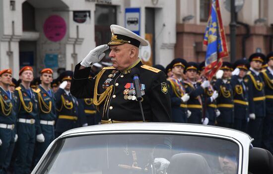 Russia WWII Victory Parade Rehearsal