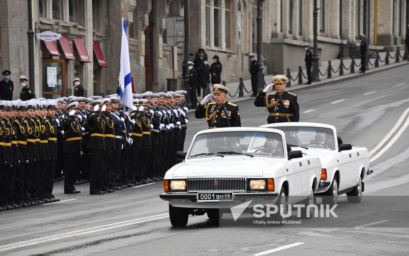 Russia WWII Victory Parade Rehearsal